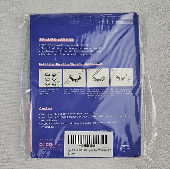 (8) Packages Of Various False Lashes - Bepholan And Beyelian - Picture 4 of 11